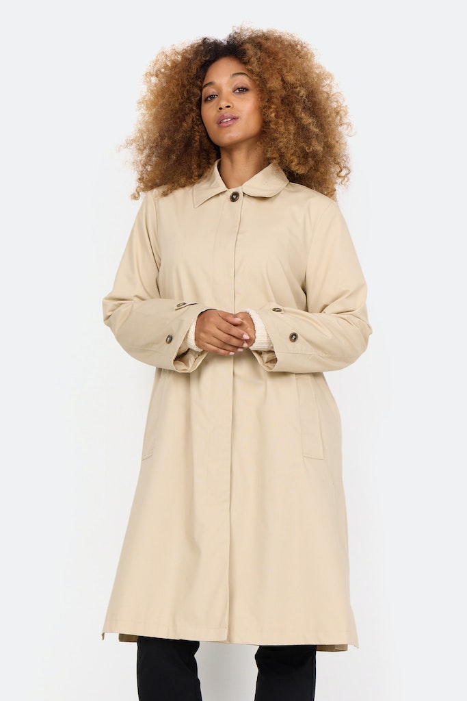 Lora Long Jacket - Sand