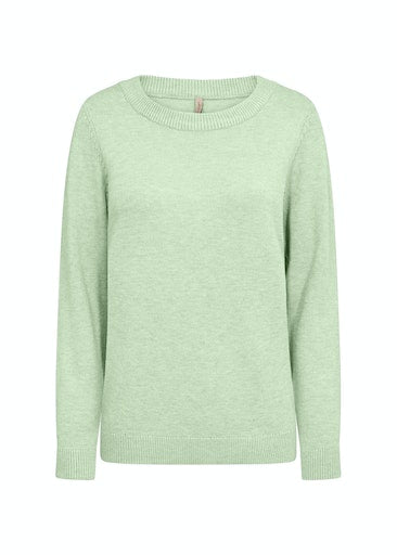 Blissa 15 Jumper - Bright Green Melange