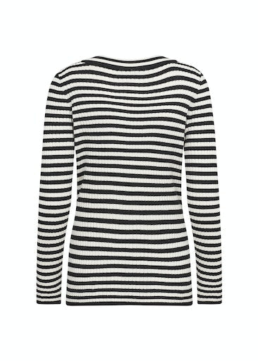 Dollie Stripe Jumper - Black