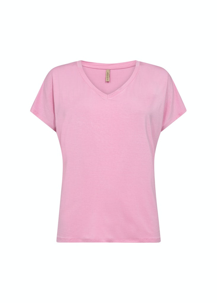 Marica 32 V Neck T-Shirt - Pink