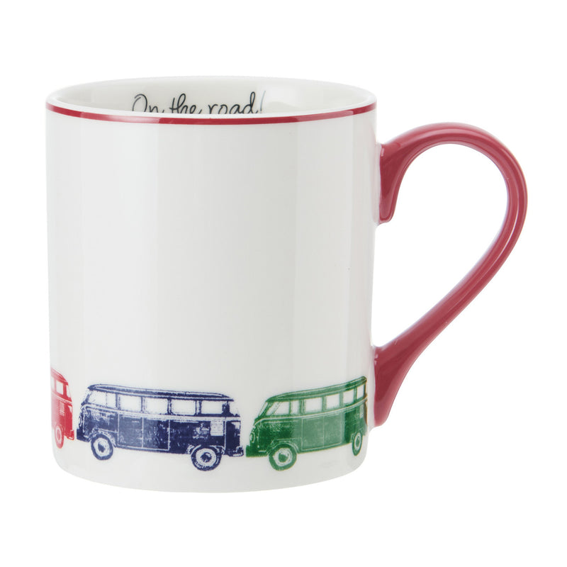 Camper Van Straight-Sided Porcelain Mug 280ml