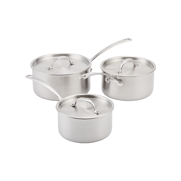 Eclipse 3 Piece Saucepan Set