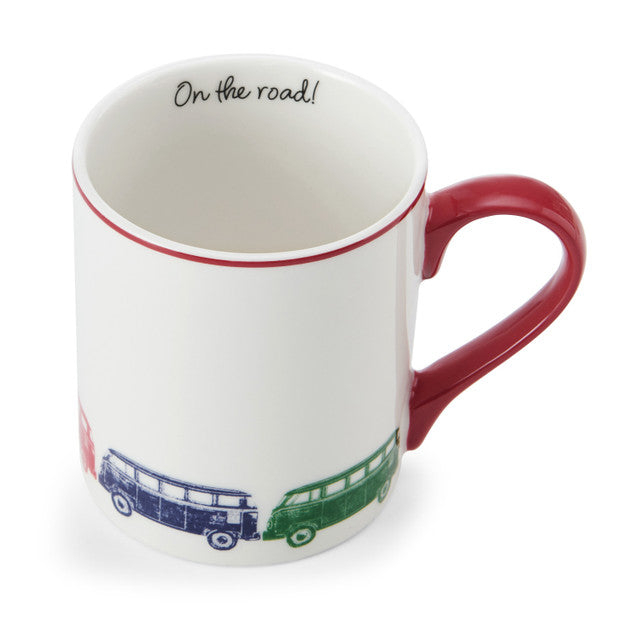 Camper Van Straight-Sided Porcelain Mug 280ml