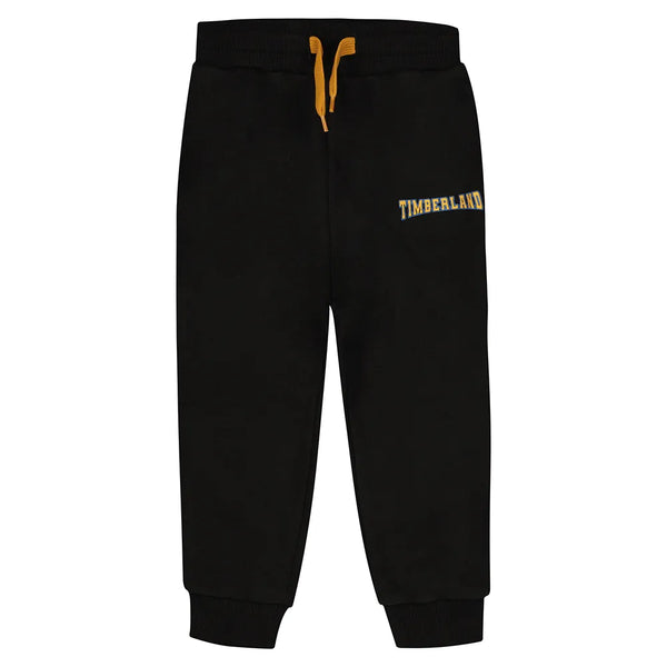 Front Logo Joggers - Black