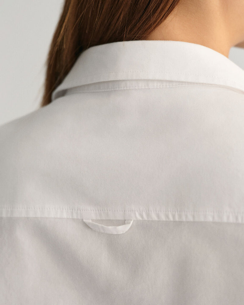 Slim Stretch Oxford Shirt - White