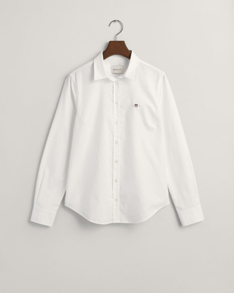 Slim Stretch Oxford Shirt - White