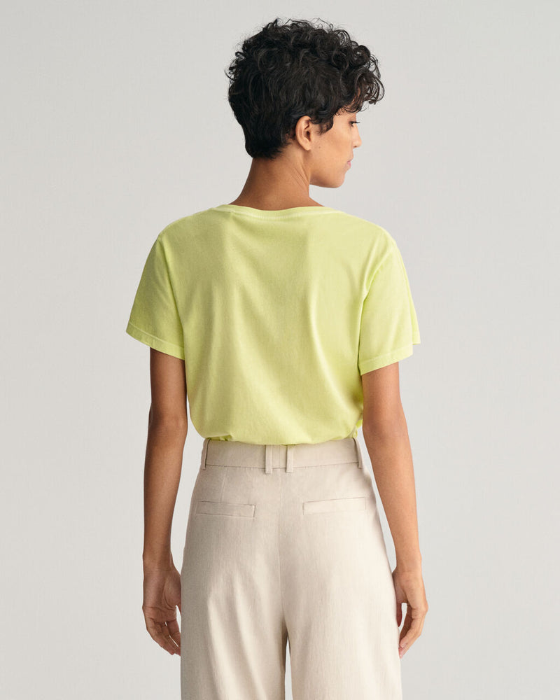 Sunfaded Short Sleeve T-Shirt - Pastel Lime