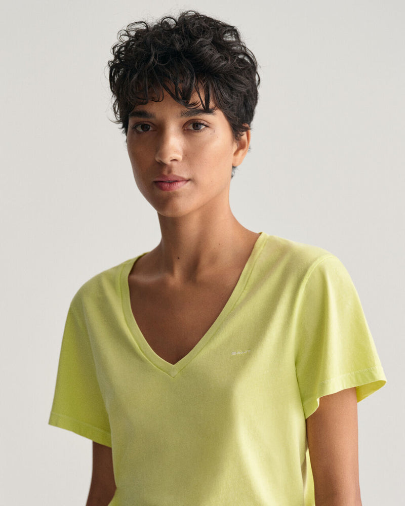 Sunfaded Short Sleeve T-Shirt - Pastel Lime