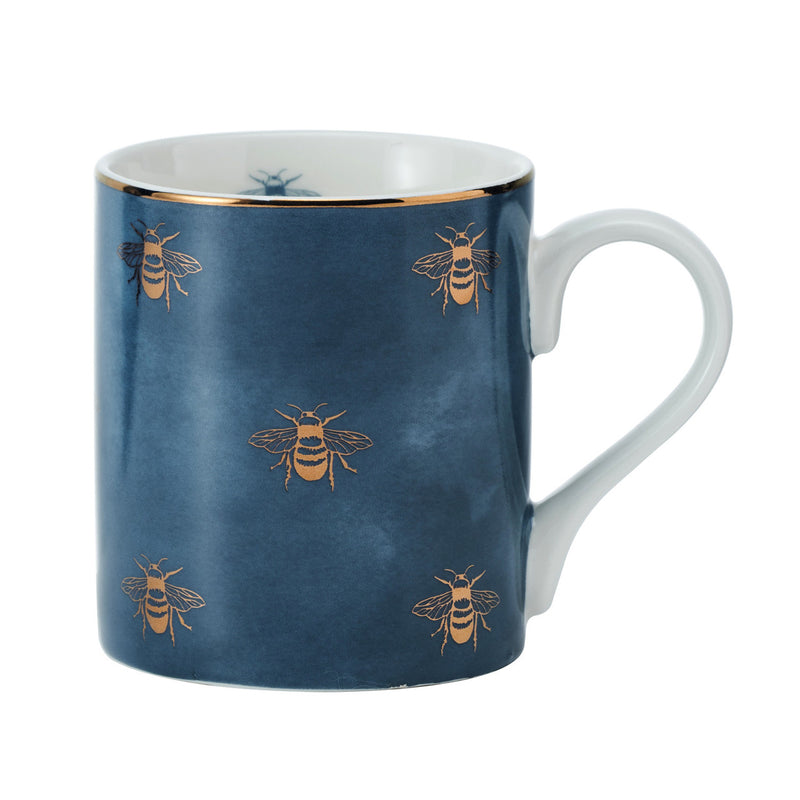 Bees Straight-Sided Porcelain Mug 280ml