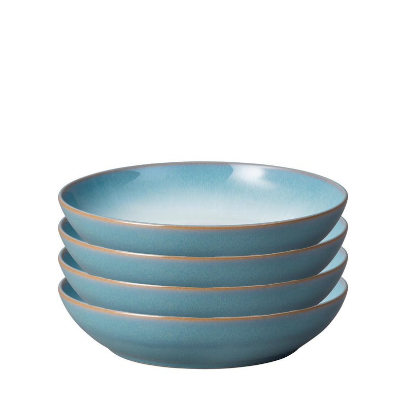 Azure Haze 4 Piece Pasta Bowl Set