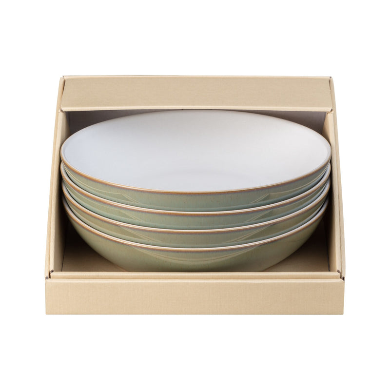 Regency Green 4 Piece Pasta Bowl Set