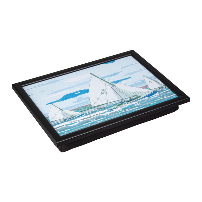 Sailing Laptray With Black Edge