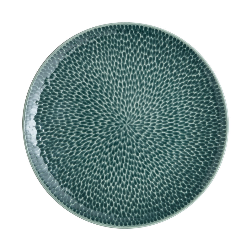 Carve Green Medium Plate