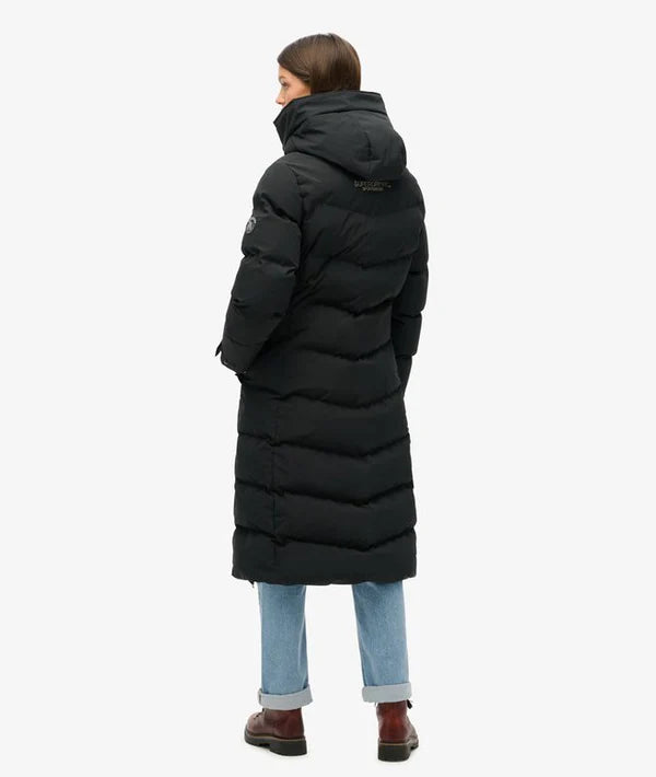 City Chevron Padded Ll Jacket - Black