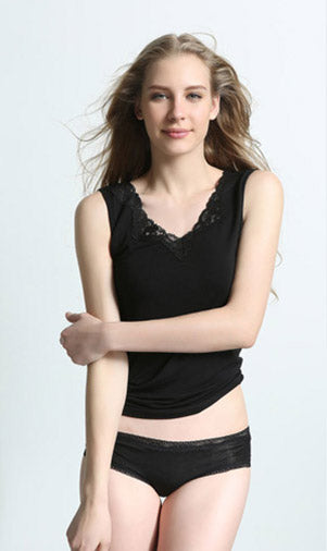 Sleeveless T-Shirt - Black