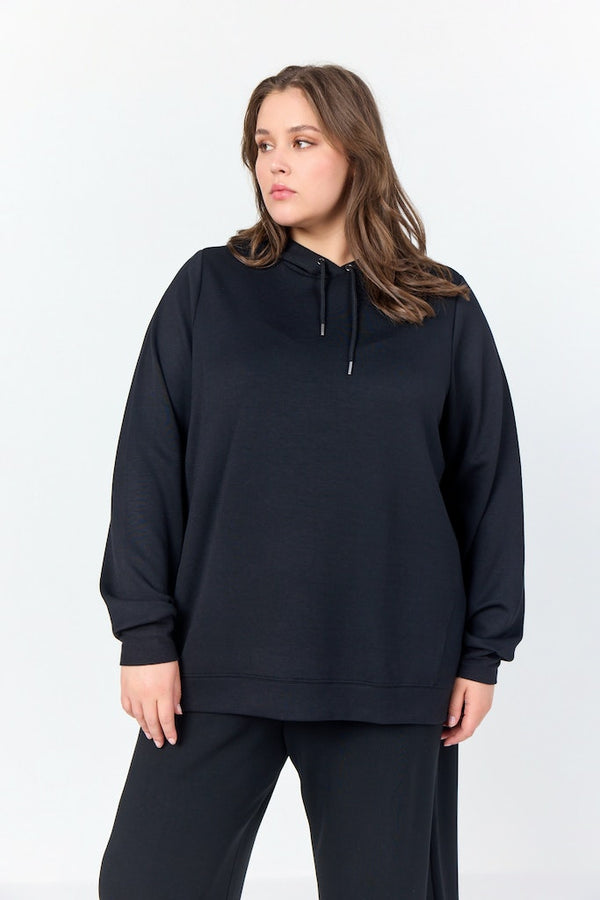 Hooded Sweatshirt - Black