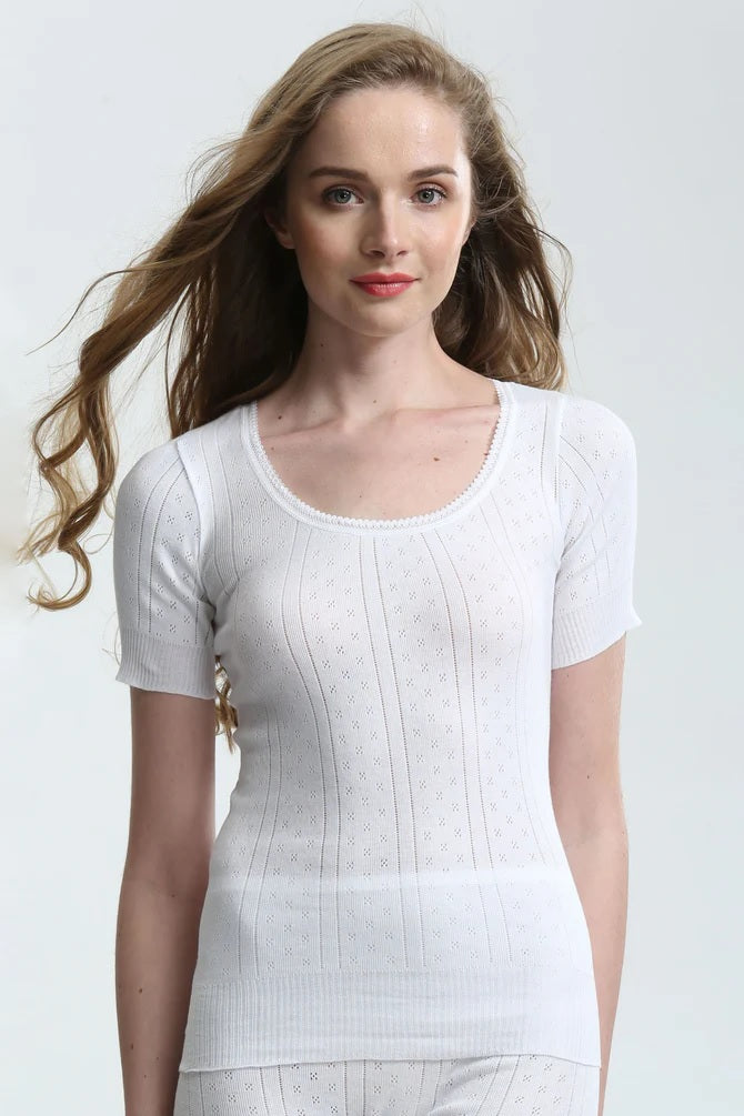 SS Cotton Top - White