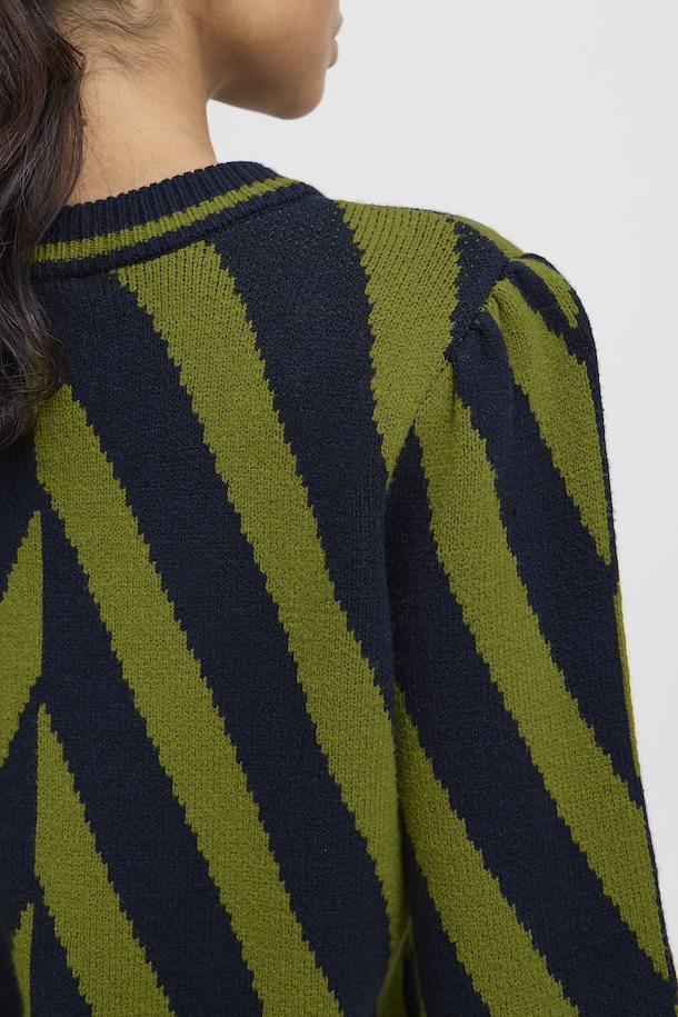 Milo Striped Jumper - Woodbine