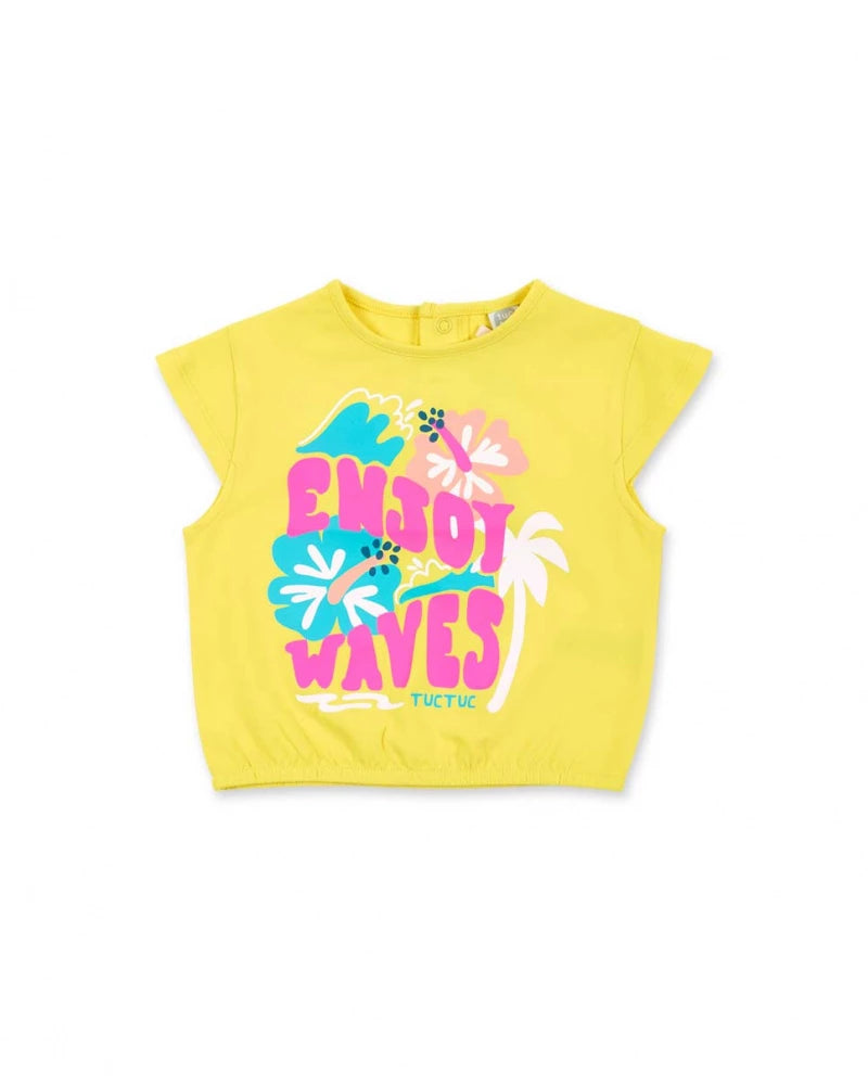 Laguna Beach Jersey T-Shirt - Yellow