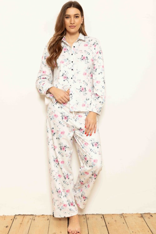 Long Sleeve Pyjama - Rose