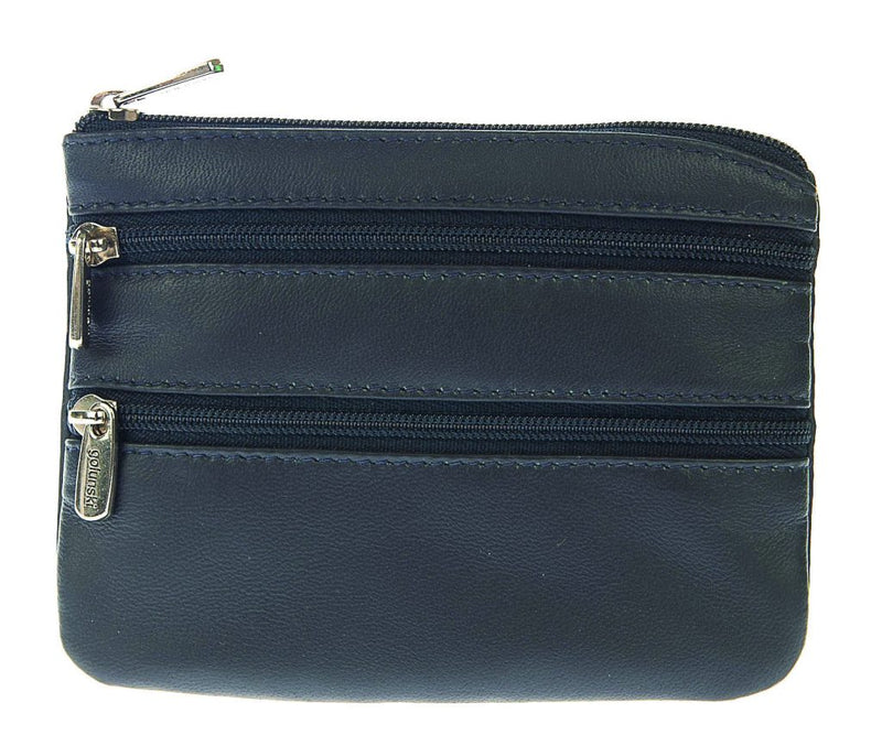 Zip Top Coin Purse - Navy