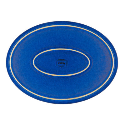 Imperial Blue Oval Platter