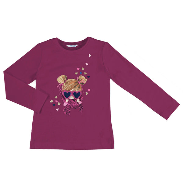 Long Sleeve T-shirt - Cherry