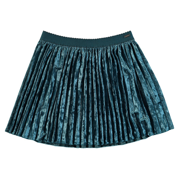 Pleated Skirt - Duck Green