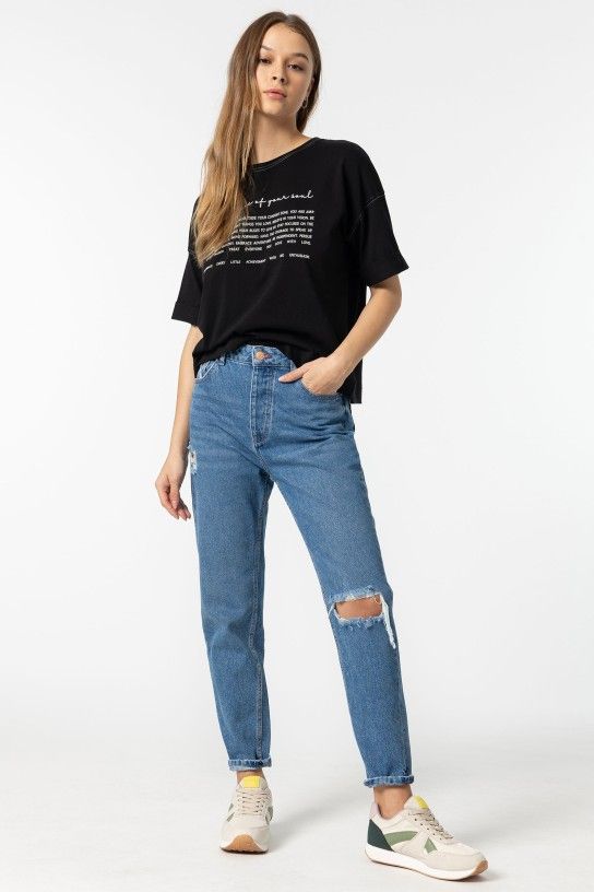 MOM Fit Jean - Blue