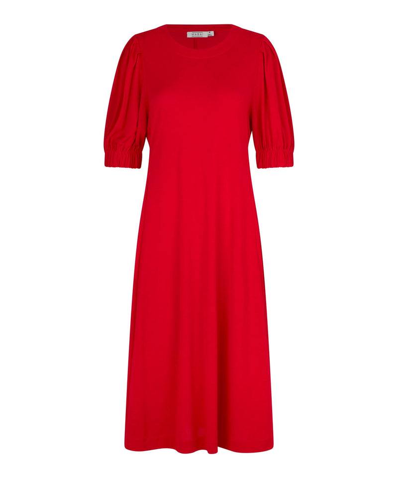 Nalan 3/4 Sleeve Dress - Goji Berry