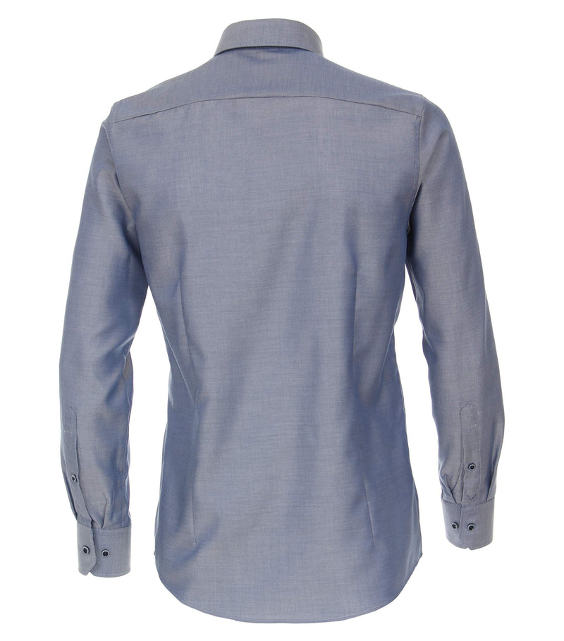 Long Sleeve Plain Shirt - Blue