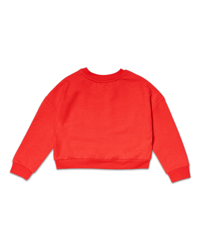 Plush Sweatshirt - Red