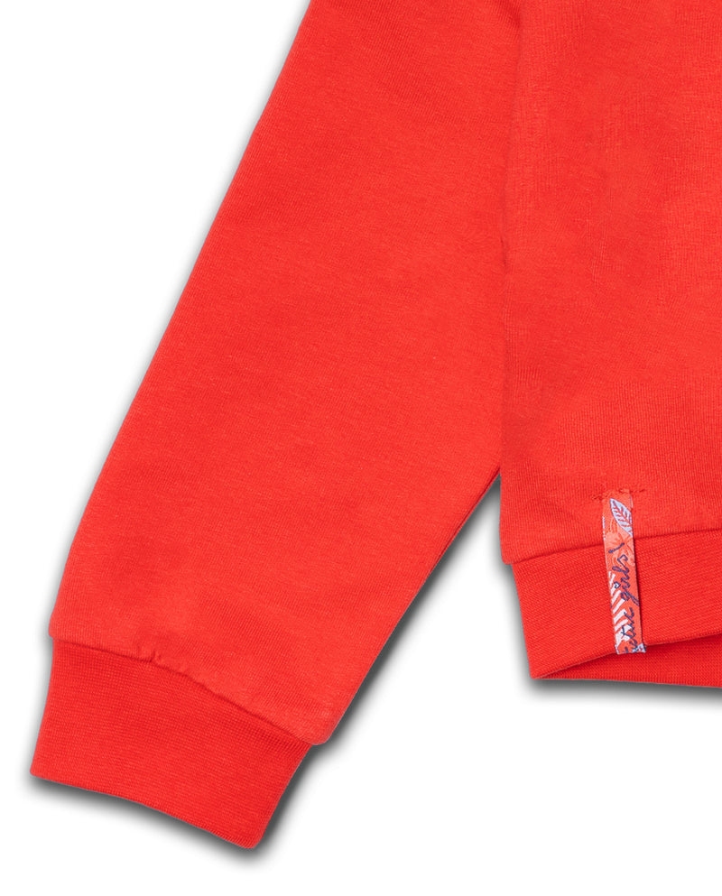 Plush Sweatshirt - Red