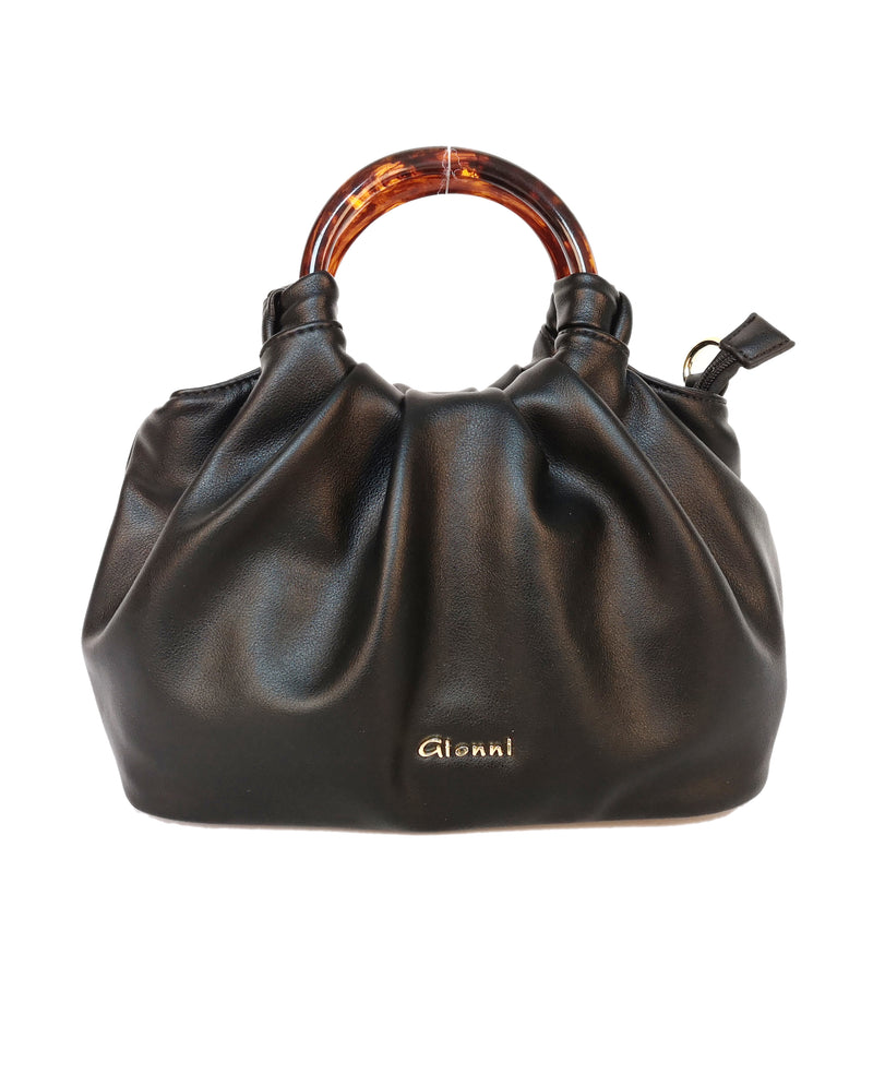 Davana Tortoiseshell Grab - Black