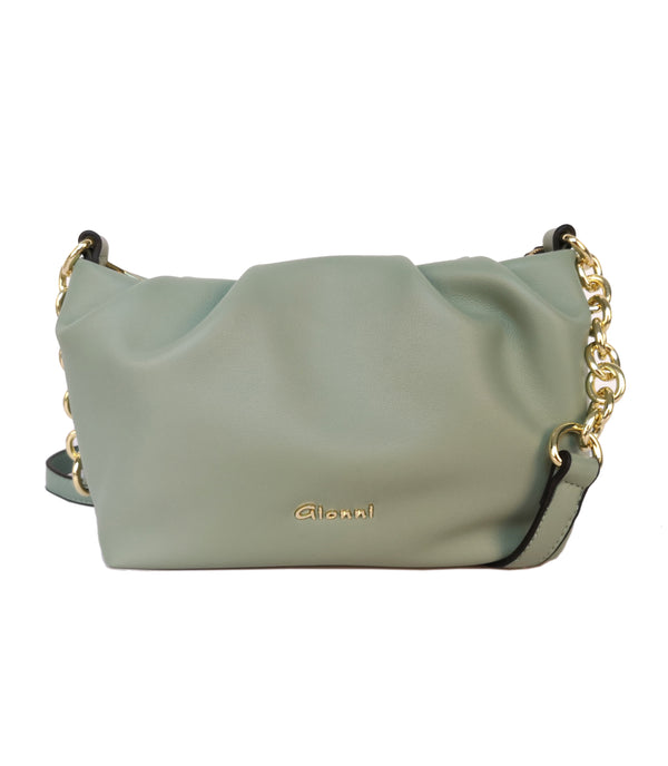 Davana Ruched Crossbody - Mint