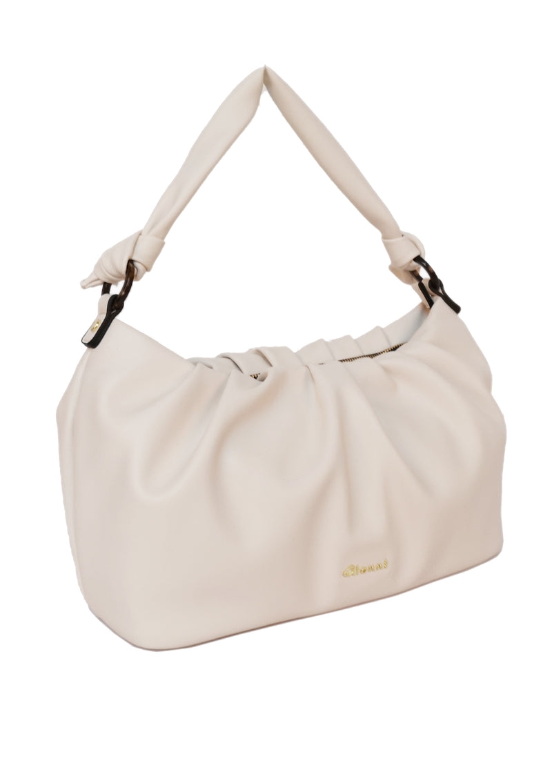 Davana Knot Handle Slouch Hobo - Natural