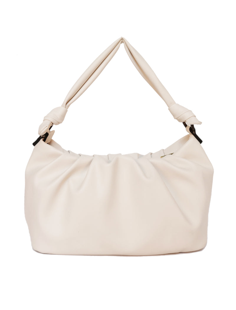 Davana Knot Handle Slouch Hobo - Natural