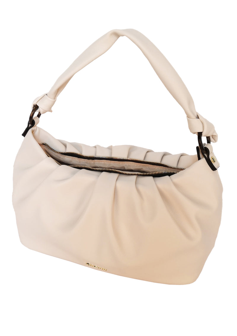 Davana Knot Handle Slouch Hobo - Natural