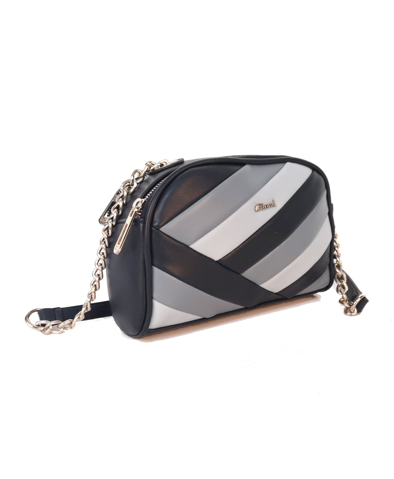 Multicolour Cross Body Bag - Navy