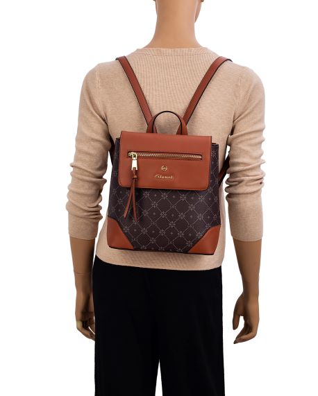 Sunstone Monogram Backpack - Tan