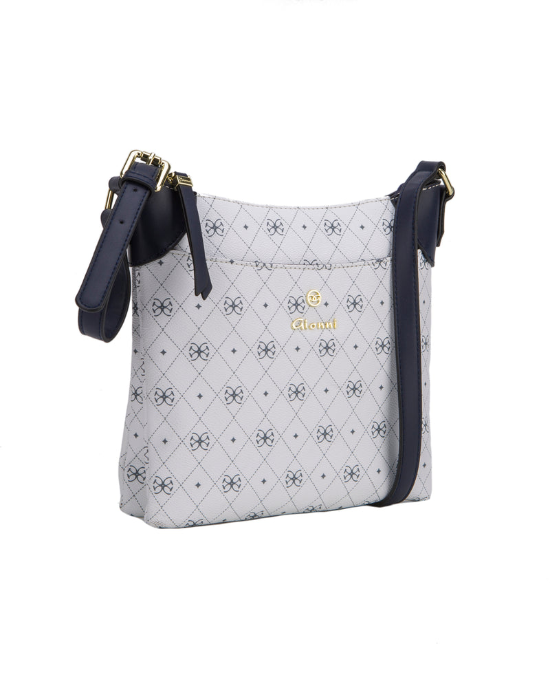 Aruba Monogram Crossbody - Navy