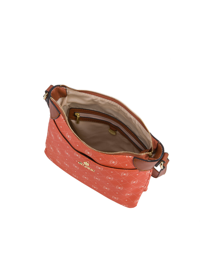 Aruba Monogram Crossbody - Orange