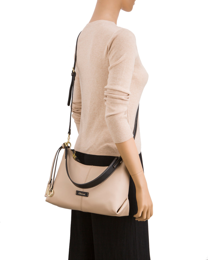 Nissi Soft Shoulder & Crossbody Bag - Camel