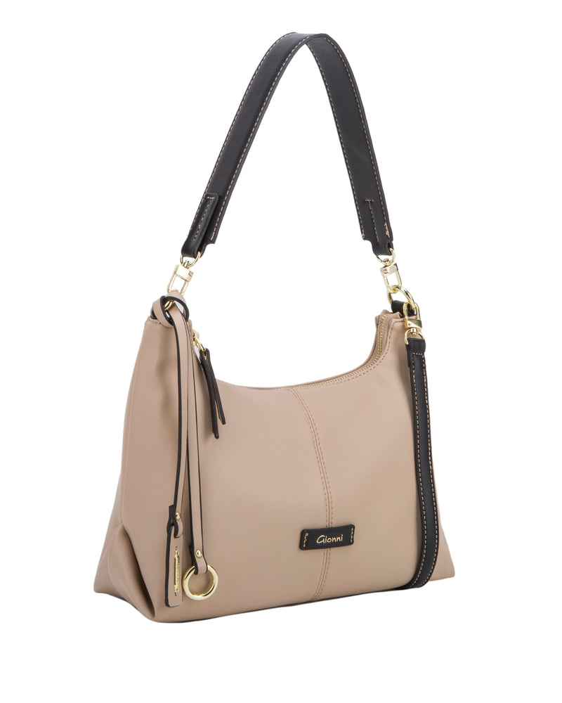 Nissi Soft Shoulder & Crossbody Bag - Camel