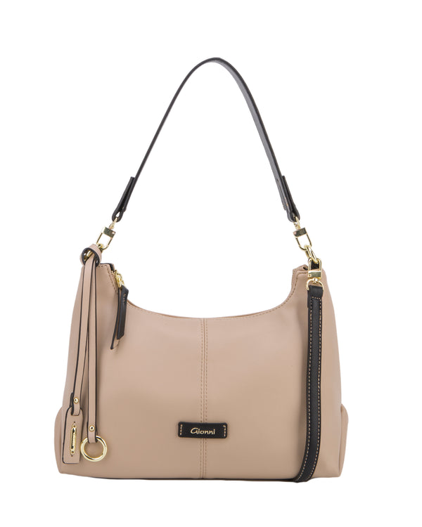 Nissi Soft Shoulder & Crossbody Bag - Camel