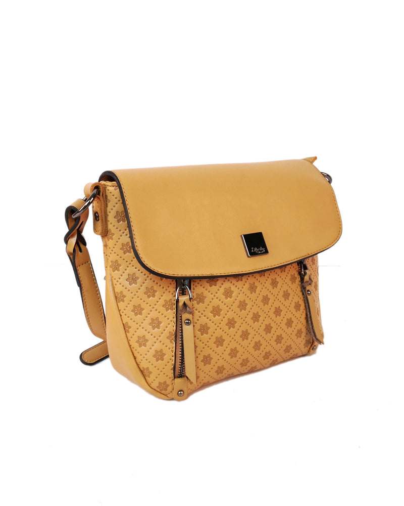 Valerian Flapover Crossbody - Yellow