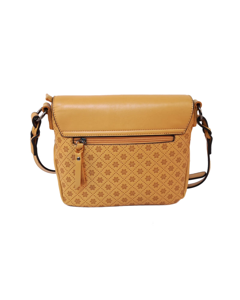 Valerian Flapover Crossbody - Yellow