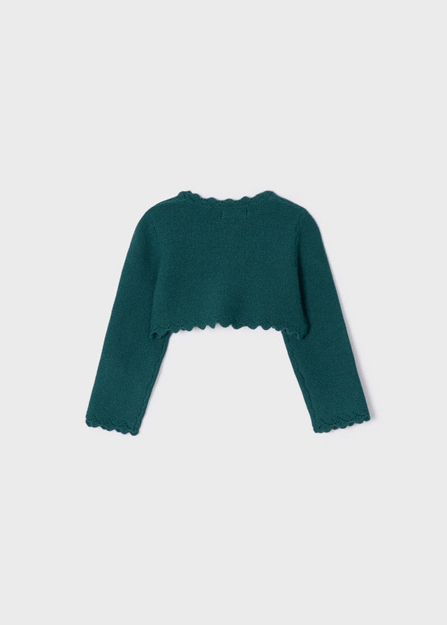 Basic Knit Cardigan - Duck Green