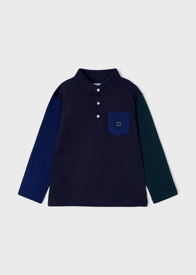 L/s Polo - Navy