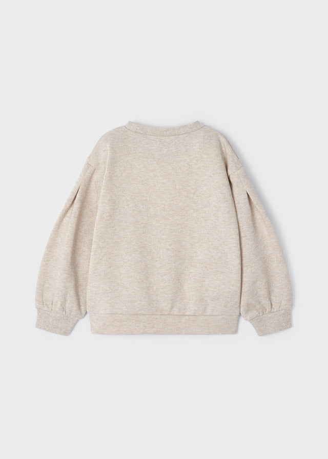 Embroidered Pullover - Bark